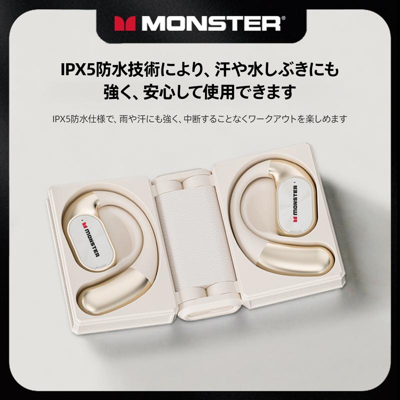 Monster Open-Ear Wireless Earphones Bluetooth 5.3(MONSTER オープンイヤー ワイヤレスイヤホン Bluetooth 5.3)