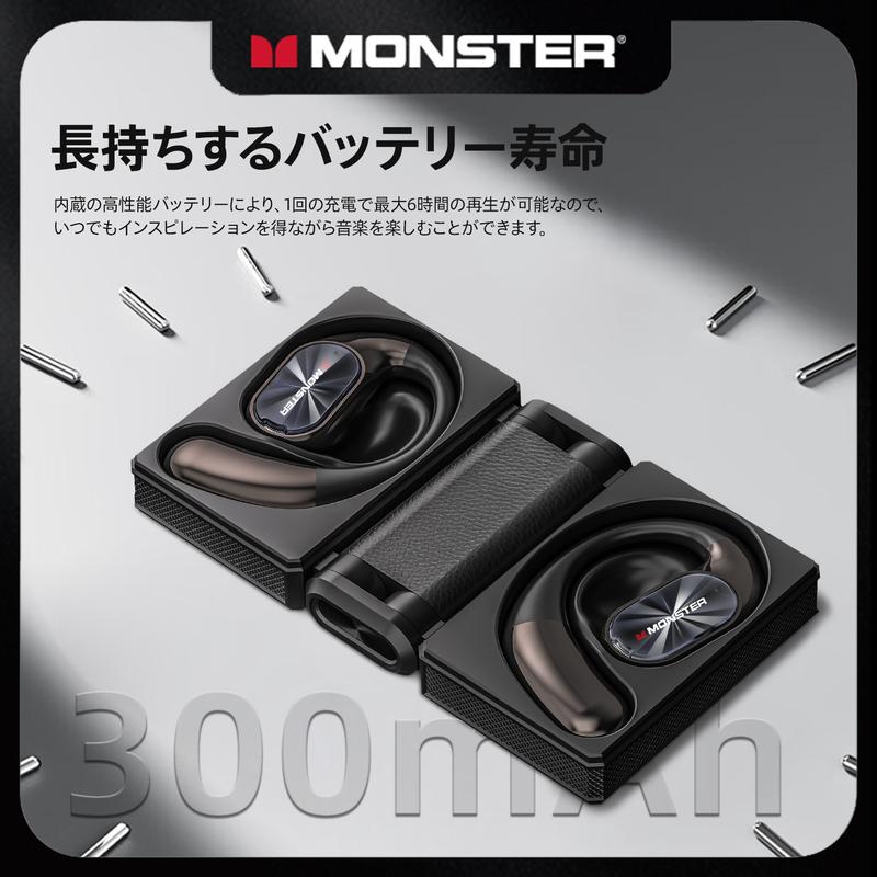 Monster Open-Ear Wireless Earphones Bluetooth 5.3(MONSTER オープンイヤー ワイヤレスイヤホン Bluetooth 5.3)
